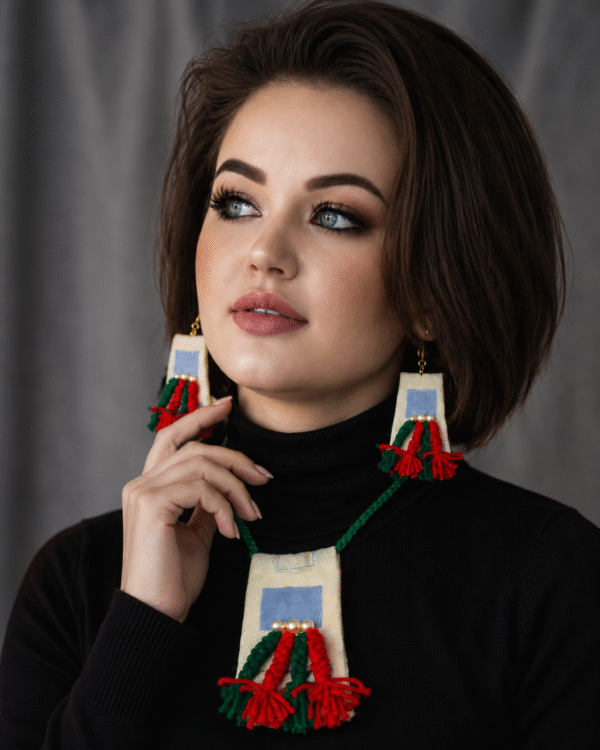 handmadetaseel necklace set for women main